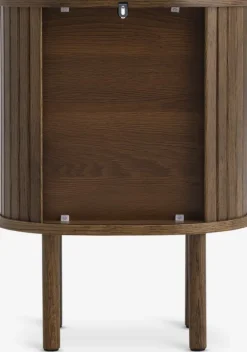 Sengebord LYNGVIG 2 jalousilåger mørk eg