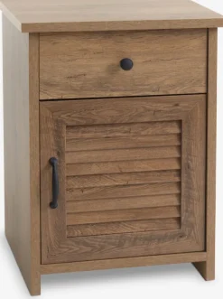 Sengebord MANDERUP 1 skuffe vild eg farve