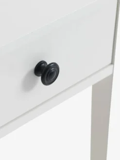 Sengebord NORDBY 1 skuffe 1 hylde hvid