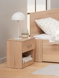 Sengebord TAPDRUP 1 skuffe eg