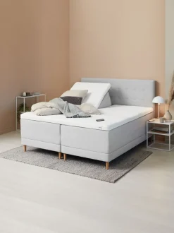 Sengegavl 180x125 DUNLOPILLO Grå-32