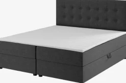 Sengegavl 180x122 H70 BUTTONS Grå-40