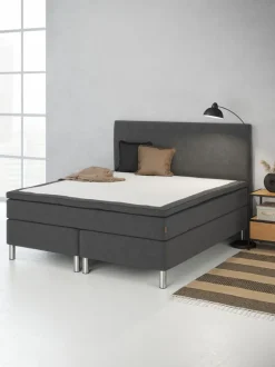 Sengegavl 180x122 H70 BUTTONS Grå-40