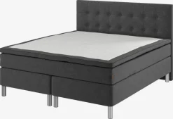 Sengegavl 180x122 H70 BUTTONS Grå-40