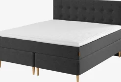 Sengegavl 180x122 H70 BUTTONS Grå-40