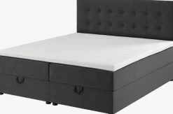 Sengegavl 180x122 H70 BUTTONS Grå-40