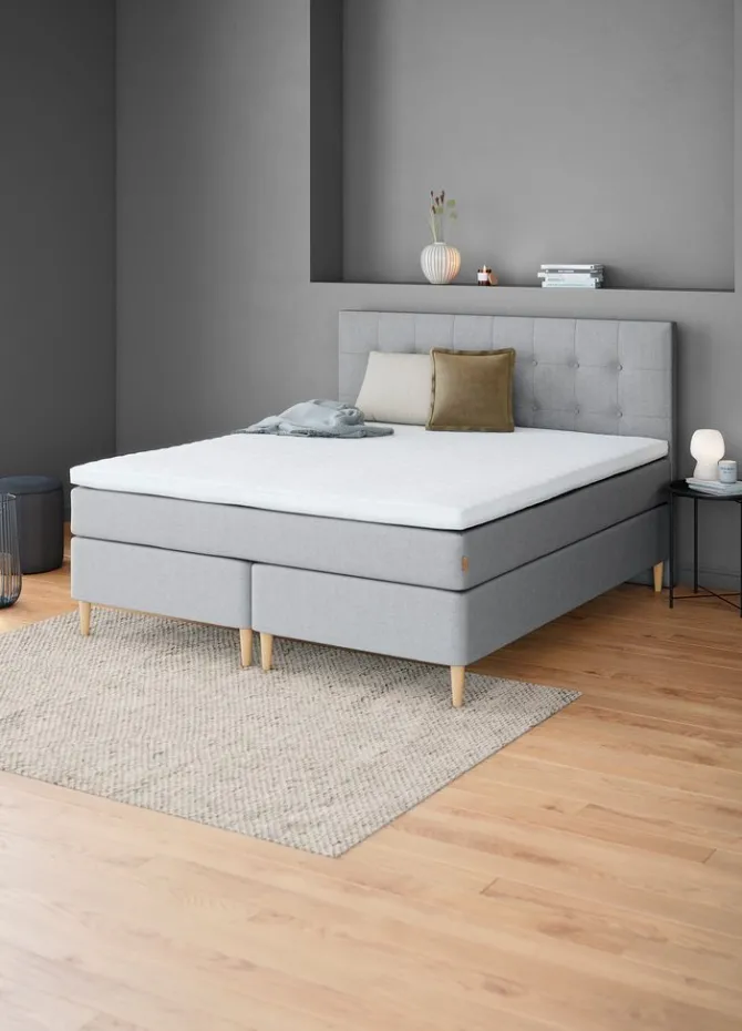 Sengegavl 180x122 H70 BUTTONS Grå-27