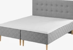 Sengegavl 180x122 H70 BUTTONS Grå-23