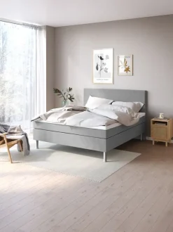 Sengegavl 180x115 H10 PLAIN Grå-22