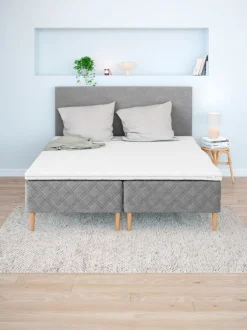 Sengegavl 180x115 H10 PLAIN Grå-23