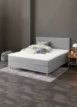 Sengegavl 180x115 H10 PLAIN Grå-23