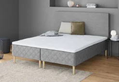 Sengegavl 180x115 H10 PLAIN Grå-23