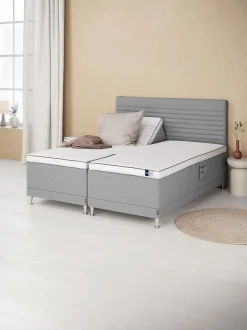 Sengegavl 180x120cm TEMPRAKON Grå-42