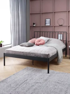 Sengeramme ABILDRO 140x200 sort