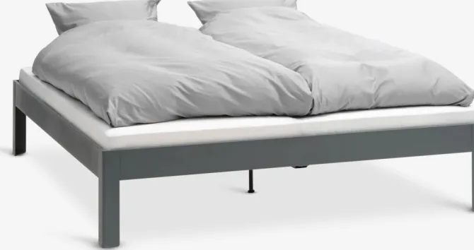 Sengeramme KILDEN 180x200 mørkegrå