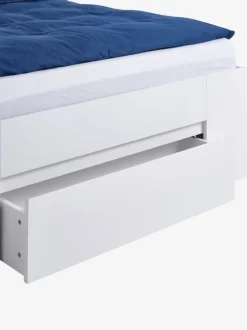 Sengeramme LIMFJORDEN 140x200 3 skuffer hvid