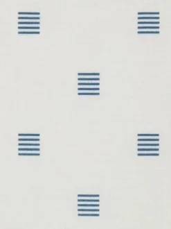 Sengetøj ANNIKA 140x200 blå/hvid