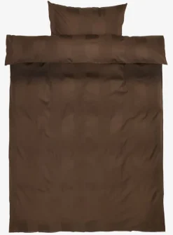 Sengetøj BARBO satin 140x200 brun