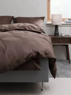 Sengetøj BARBO satin 140x200 brun