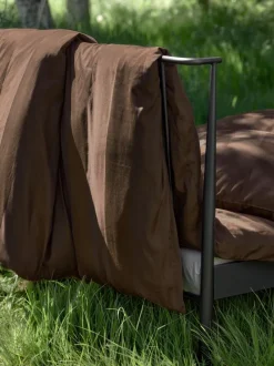 Sengetøj BARBO satin 140x200 brun