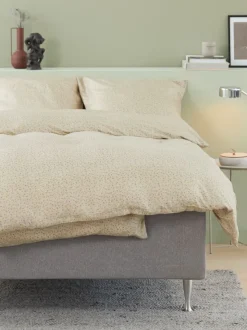 Sengetøj BELINA mikrofiber 140x200 støvet grøn