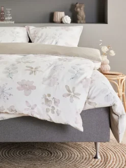 Sengetøj BERIT satin 140x200 hvid