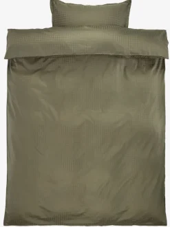 Sengetøj INGEBORG satin 140x200 olivengrøn