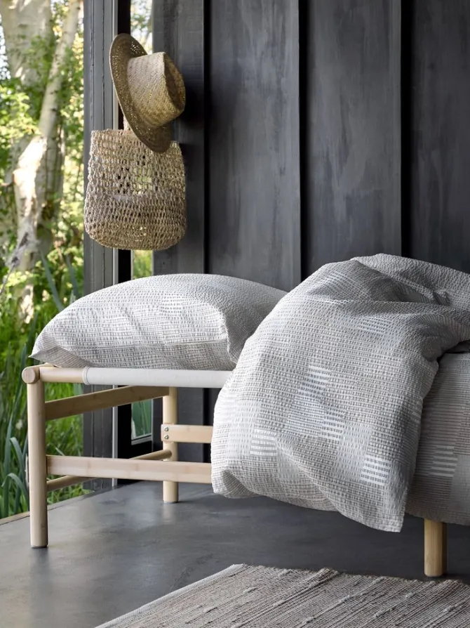 Sengetøj KARI krep 140x200 sand