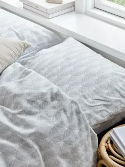 Sengetøj LINE 140x200 aqua