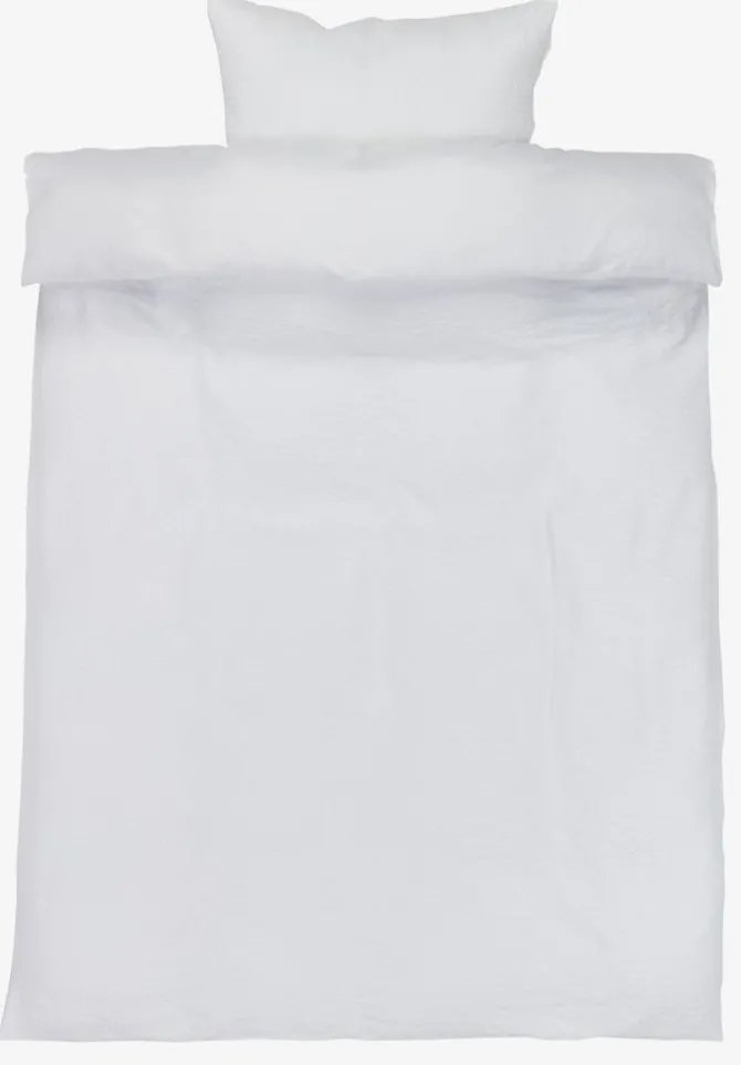 Sengetøj LUSINE krep 140x200 hvid