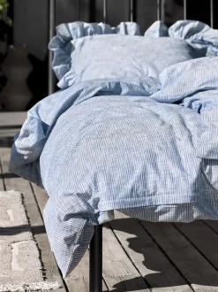 Sengetøj NINNA garnfarvet 140x200 blå