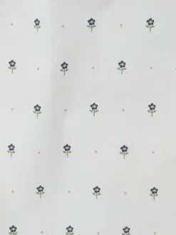 Sengetøj OLGA percale 140x200 blå/hvid