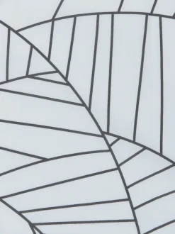 Sengetøj PAULA percale 140x200 hvid/grå