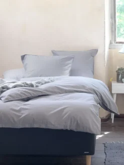 Sengetøj SANNE vasket bomuld 140x200 grå