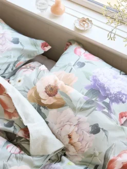 Sengetøj satin ERNA 140x200 grøn