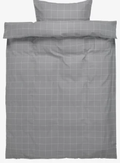 Sengetøj THERESA flonel 140x200 grå