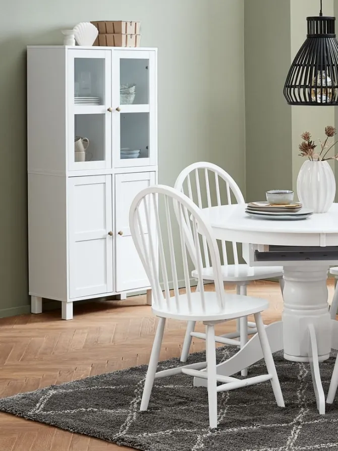 Skab SKALS 2 låger hvid