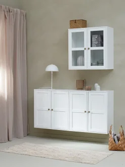 Skab SKALS 2 låger hvid