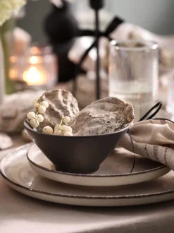 Skål KARSTEN Ø13xH6cm grå