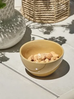 Skål KLAUDI Ø12xH6cm gul