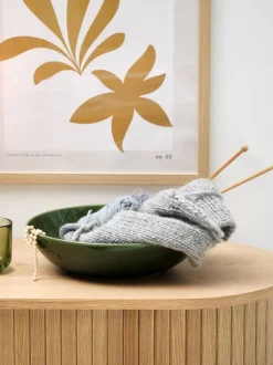 Skål SEBASTIAN Ø30xH8cm grøn