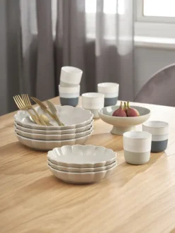 Skål SIMON Ø24xH4cm sand