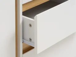 Skænk FENSMARK 2 låger 3 skuffer hvid/eg