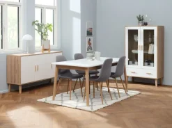 Skænk GAMTOFTE 3 låger eg/hvid