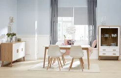 Skænk GAMTOFTE 3 låger eg/hvid