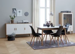 Skænk GAMTOFTE 3 låger eg/hvid