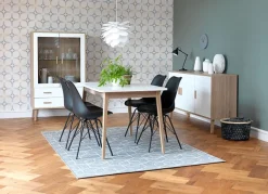 Skænk GAMTOFTE 3 låger eg/hvid