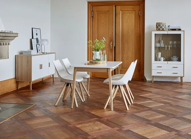 Skænk GAMTOFTE 3 låger eg/hvid