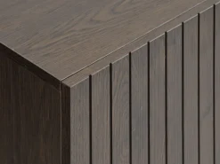 Skænk HEMDRUP 2 låger mørk egefarve/sort