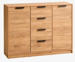 Skænk JENSLEV 2 låger 4 skuffer eg